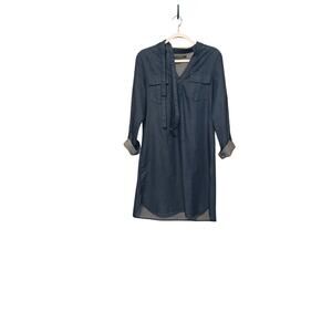 chambray tunic flowy boho